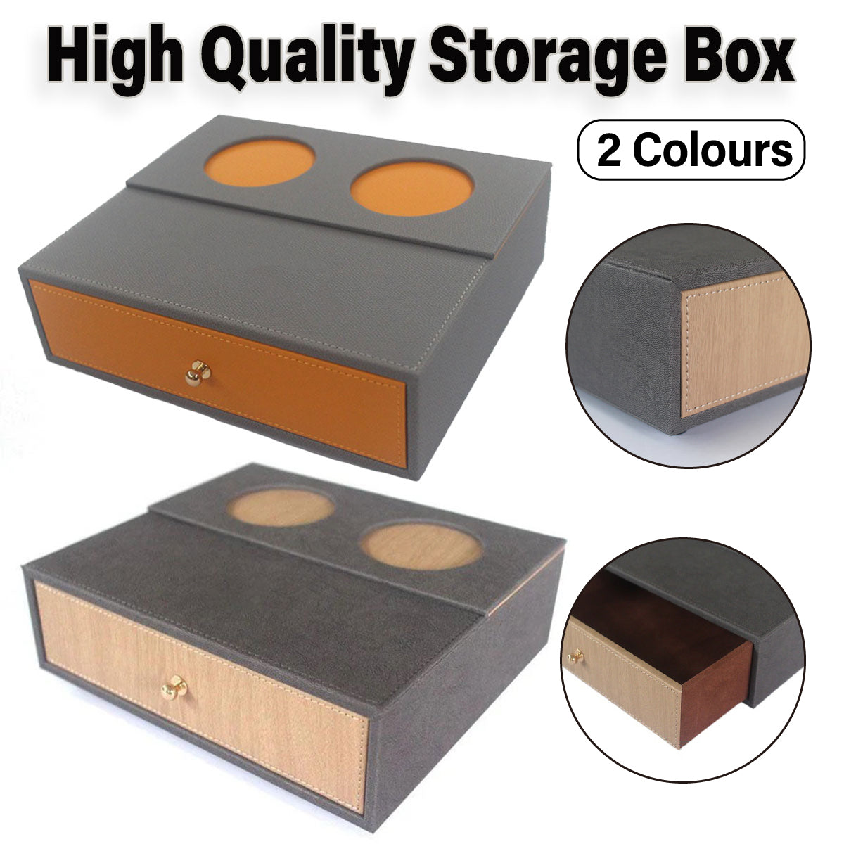 Single Layer Hotel Toiletries Dispenser Box with Drawer Organiser