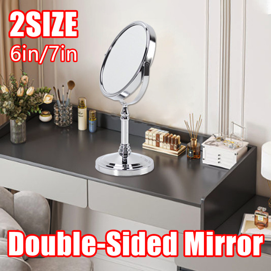 Double Sided Table Top Vanity Mirror Magnifying Cosmetic Mirror