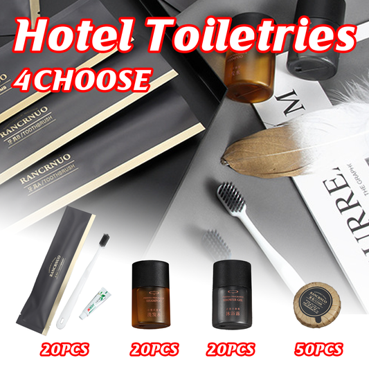 Travel Size Hotel Toiletry Kit Toothbrush Shampoo Soap Set