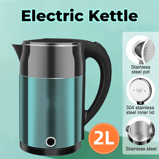 2L Smart Stainless Steel Electric Kettle with Cool Touch Body