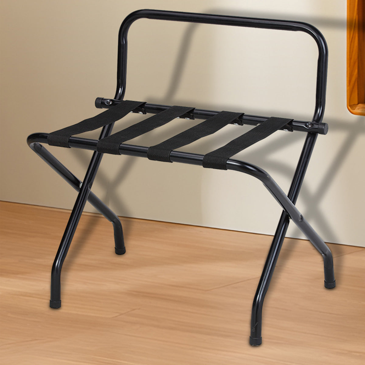 Foldable Luggage Rack Stainless Steel for Hotel Suitcase Support