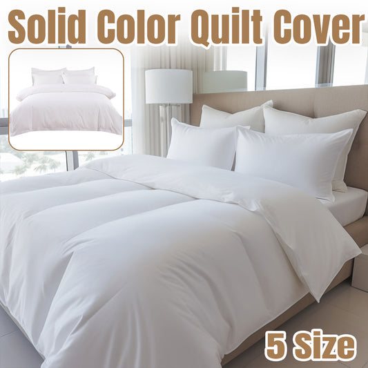 White Duvet Cover Soft Fabric Easy Care for Hotels and Homes