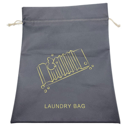 50 PCS Drawstring Laundry Bags Large Non Woven for Travel Hotels