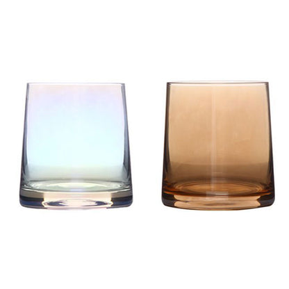 2Pcs Hotel Household Glass Toothwash Cups Set