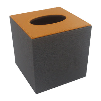 Leather Tissue Box Holder Organiser for Hotel Rooms and Offices