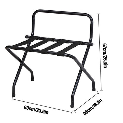 Foldable Luggage Rack Stainless Steel for Hotel Suitcase Support