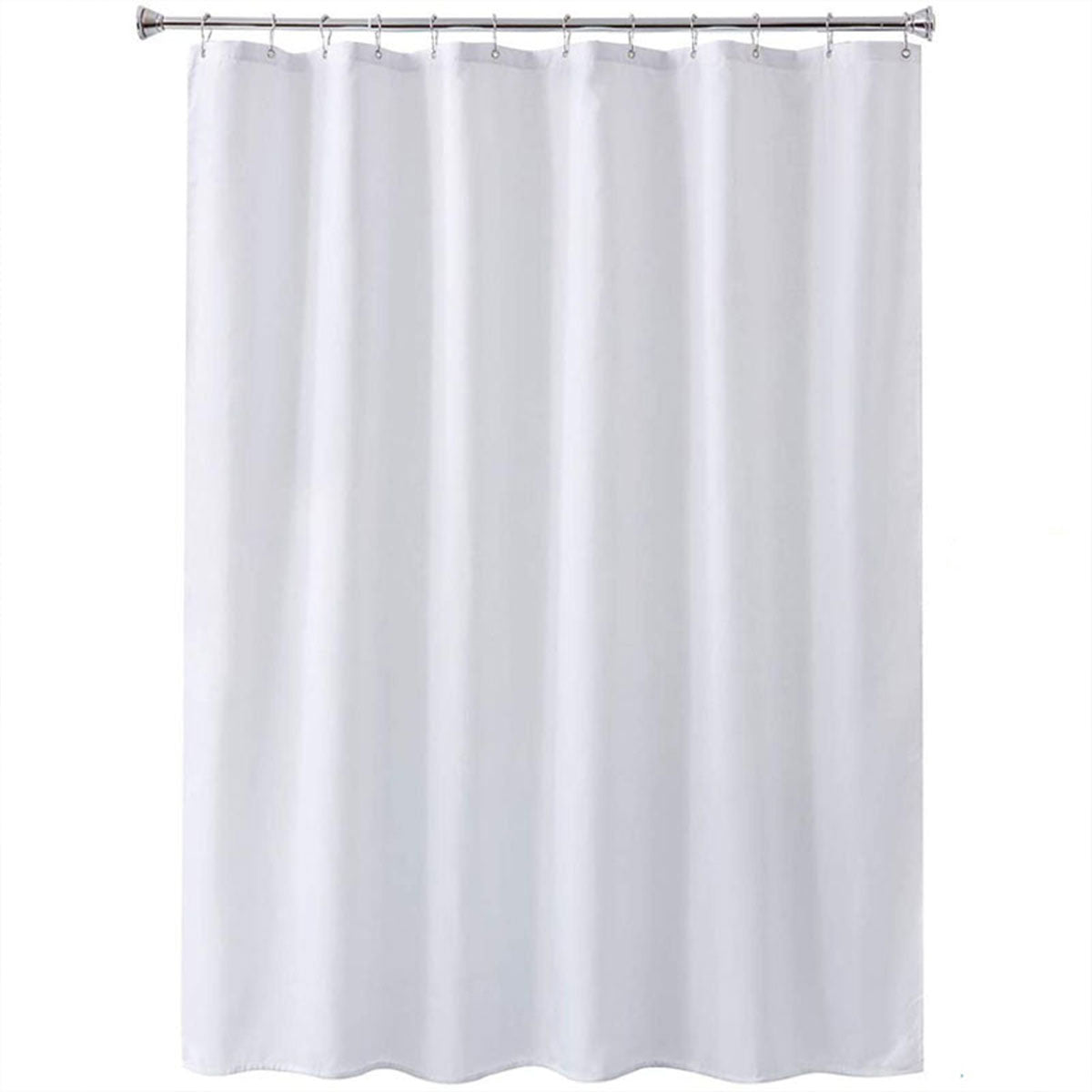 Waterproof Polyester Shower Curtain Liner Bathroom White Home Use