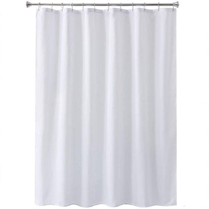 Waterproof Polyester Shower Curtain Liner Bathroom White Home Use