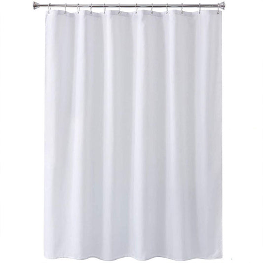 Waterproof Polyester Shower Curtain Liner Bathroom White Home Use