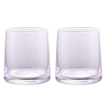 2Pcs Hotel Household Glass Toothwash Cups Set