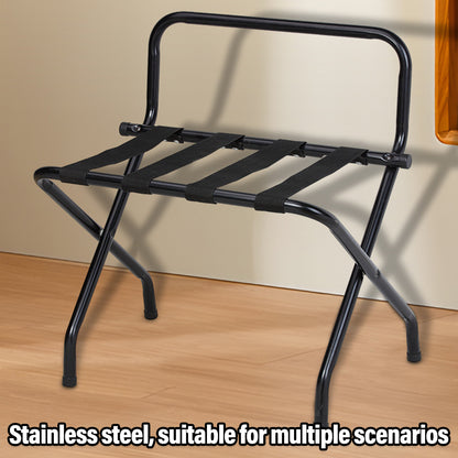 Foldable Luggage Rack Stainless Steel for Hotel Suitcase Support