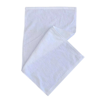 6pcs White Cotton Absorbent Bath Towels for Hotel & Home Use