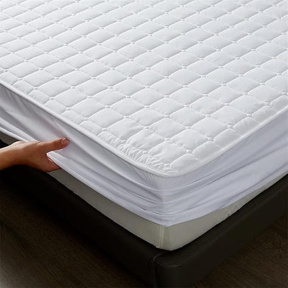 Hotel Mattress Protector Bed Top Cover Waterproof Fitted Sheet