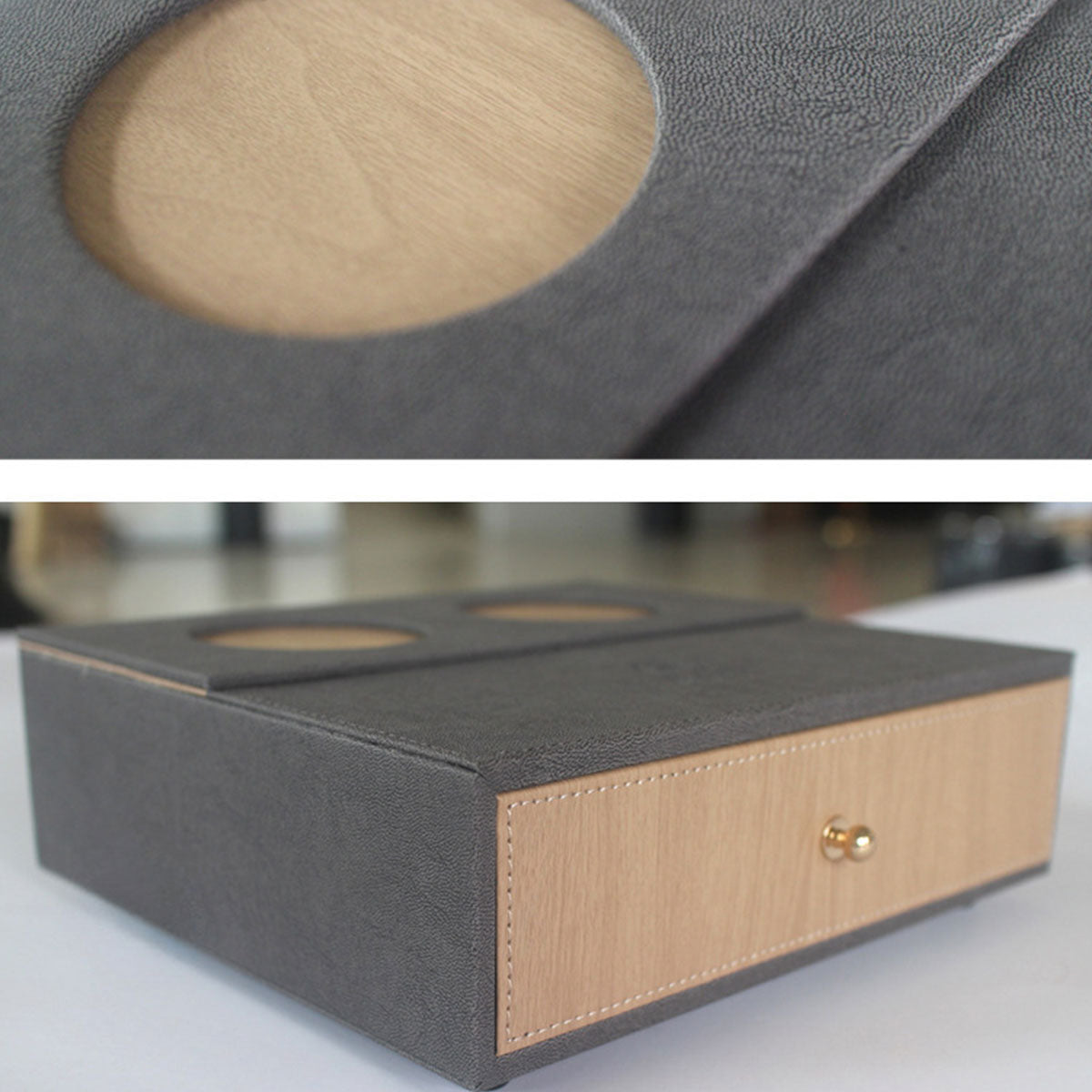 Single Layer Hotel Toiletries Dispenser Box with Drawer Organiser