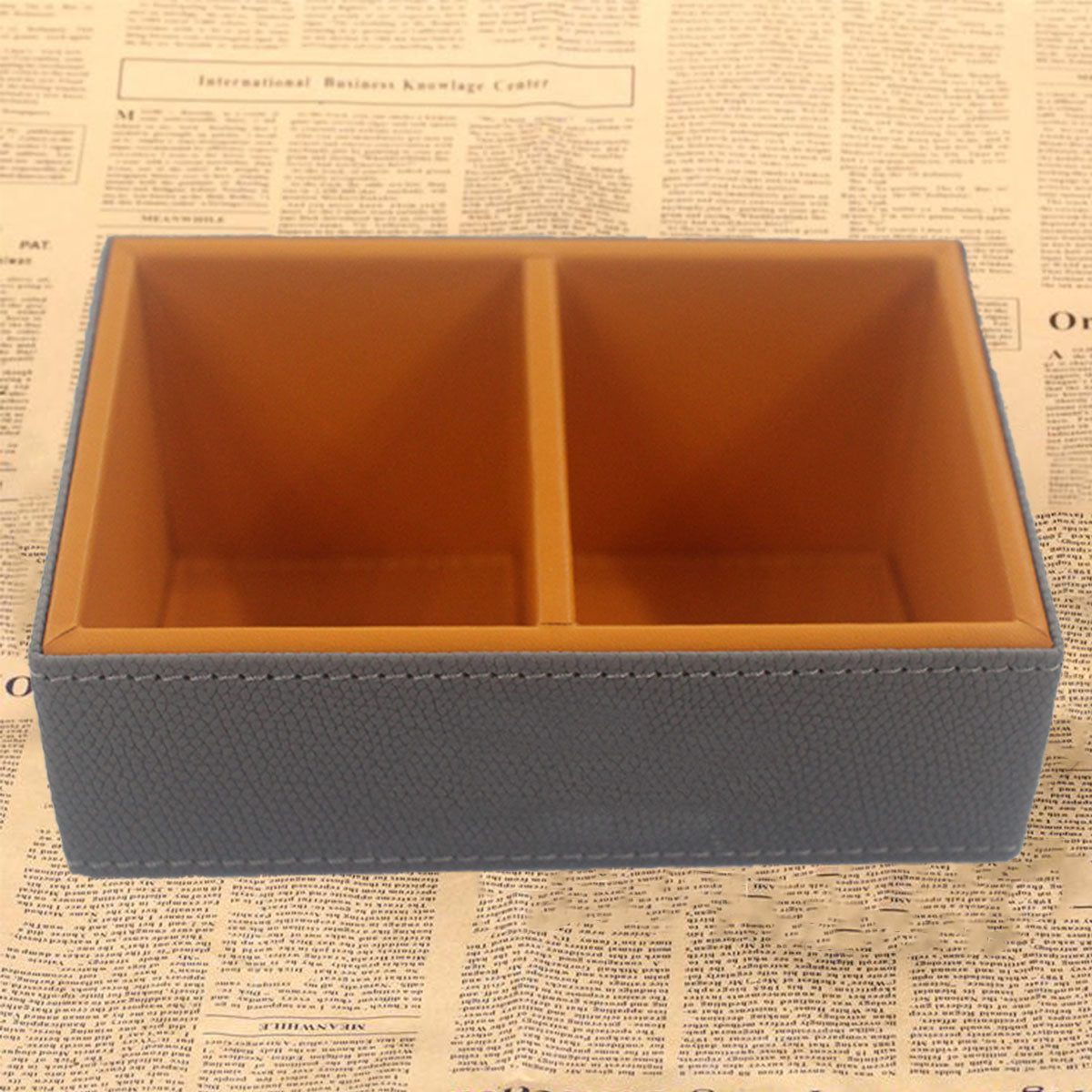 Double Compartment Tea Caddy for Hotel Sugar And Tea Bags