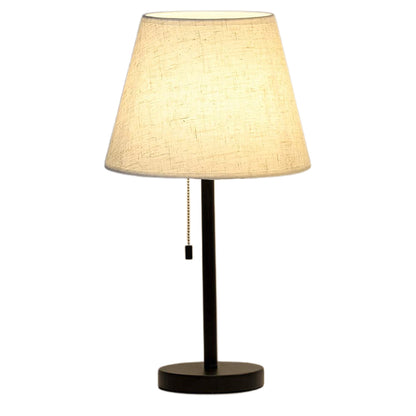 Modern Table Lamp with Pull Chain for Hotel Bedside Reading Light
