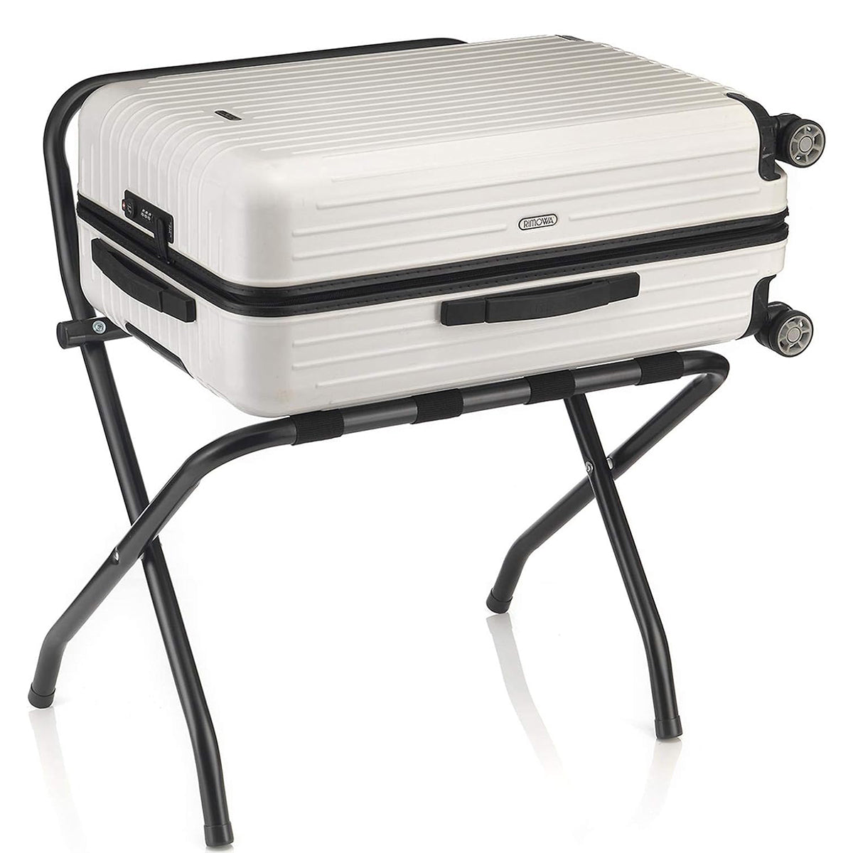 Foldable Luggage Rack Stainless Steel for Hotel Suitcase Support