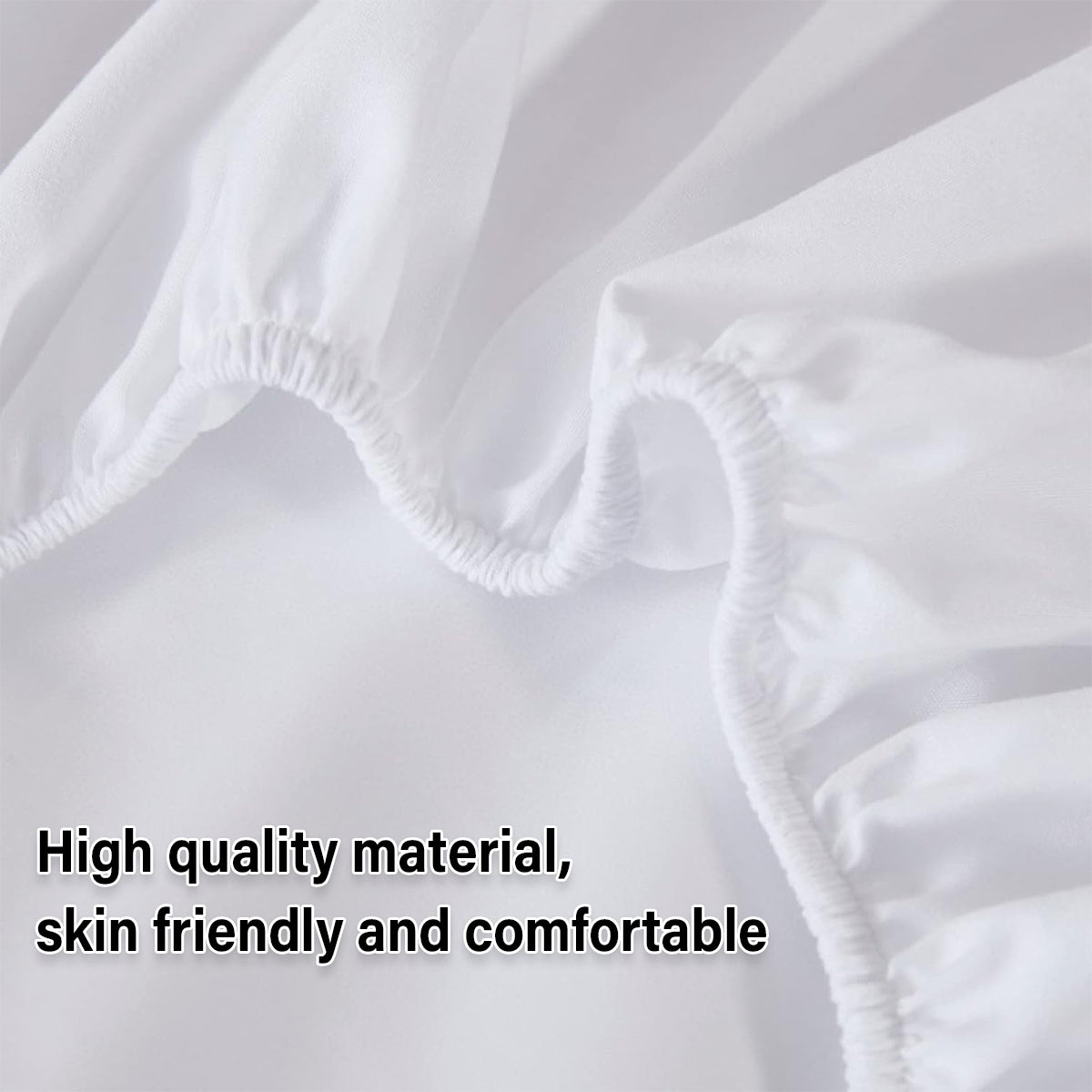 Waterproof Fitted Mattress Protector Bed Cover Sheet