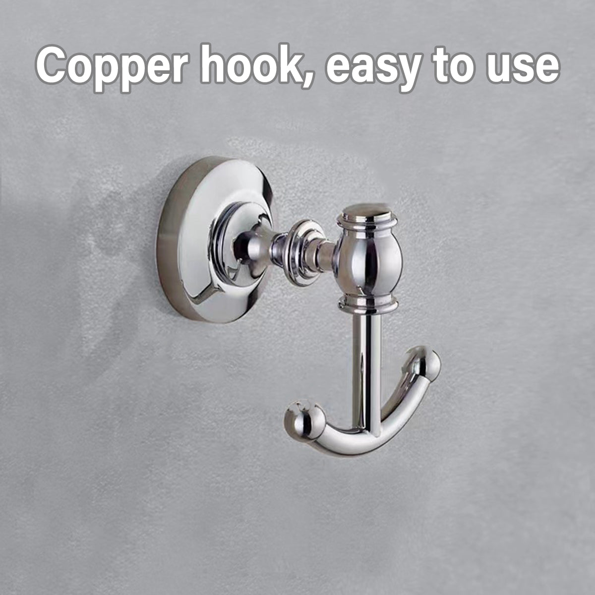 Solid Copper Wall Coat Hook for Entryway Bathroom Towels
