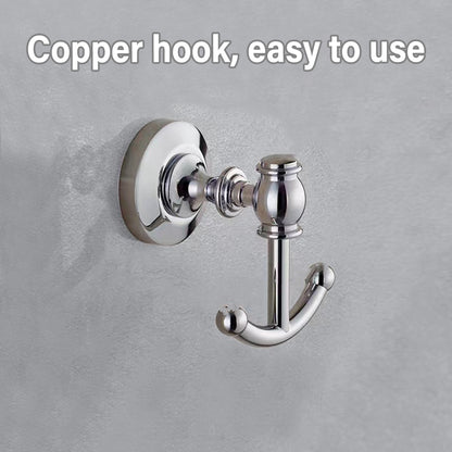 Solid Copper Wall Coat Hook for Entryway Bathroom Towels