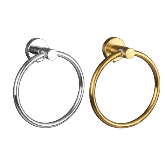 Wall Mounted Bathroom Towel Ring 180 Degree Swivel
