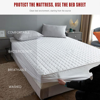 Hotel Mattress Protector Bed Top Cover Waterproof Fitted Sheet