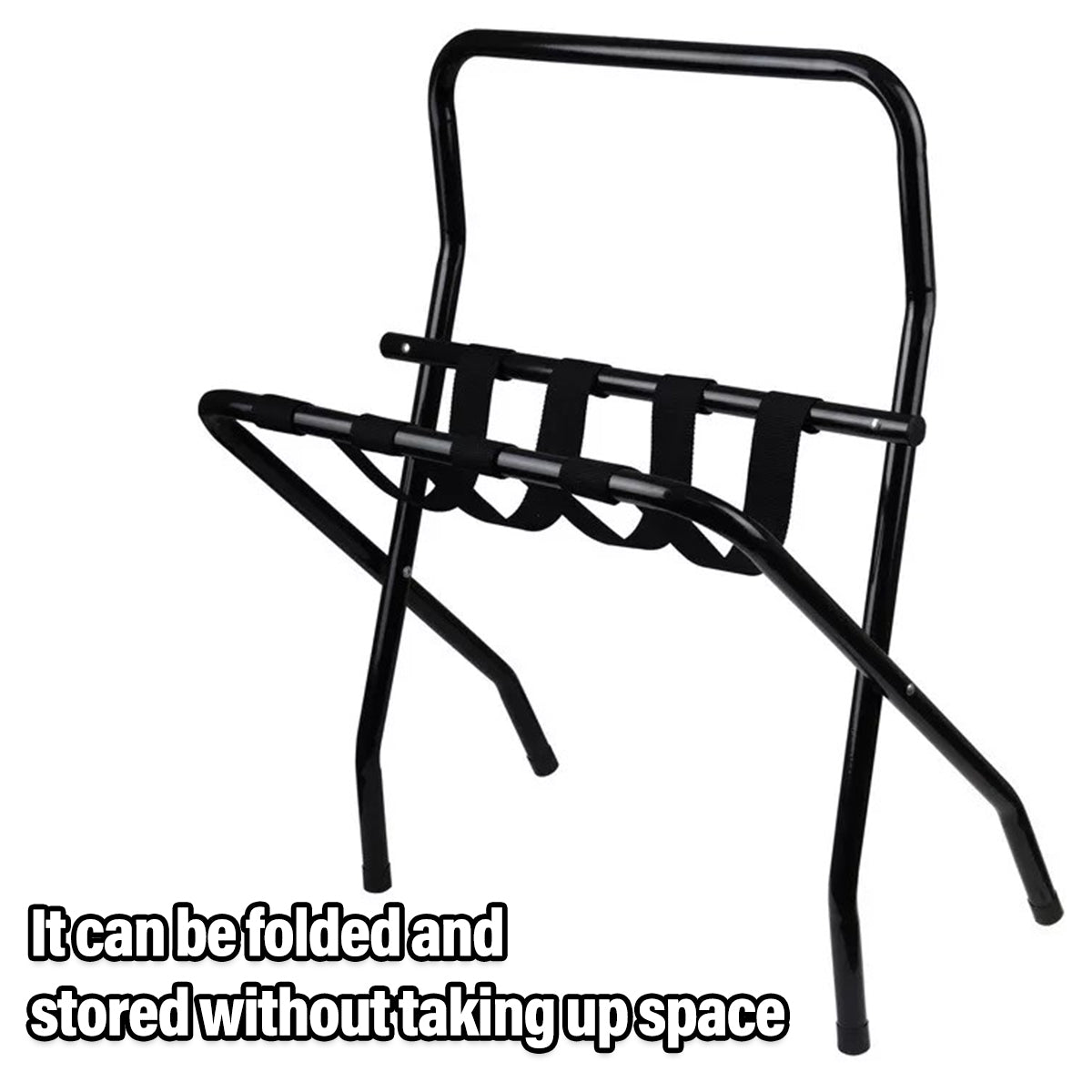 Foldable Luggage Rack Stainless Steel for Hotel Suitcase Support
