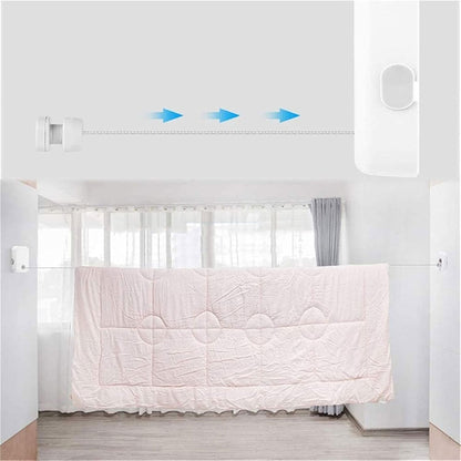 Retractable Stainless Steel Clothesline 4.3m Wall Mount