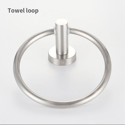 Wall Mounted Bathroom Towel Ring 180 Degree Swivel