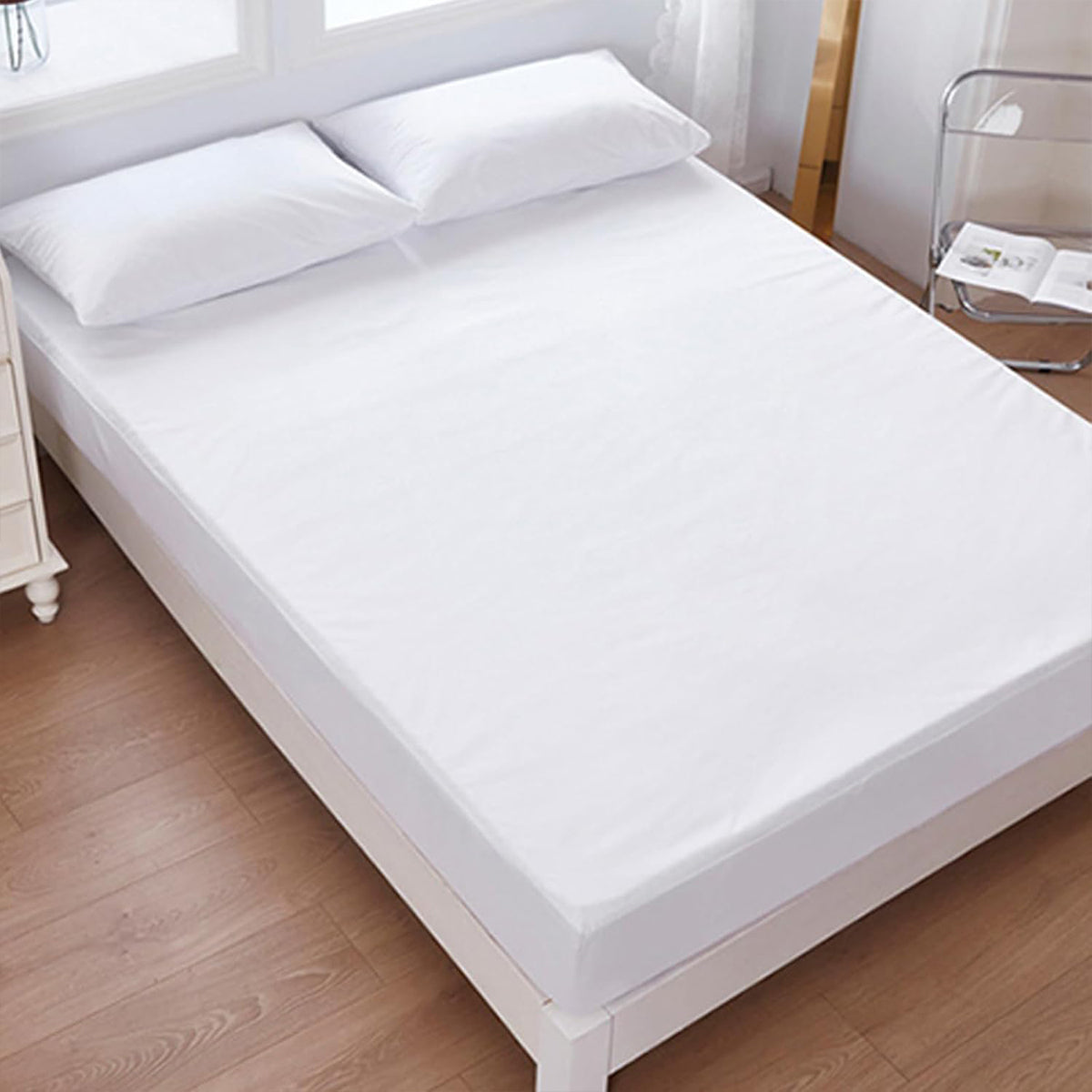 Waterproof Fitted Mattress Protector Bed Cover Sheet
