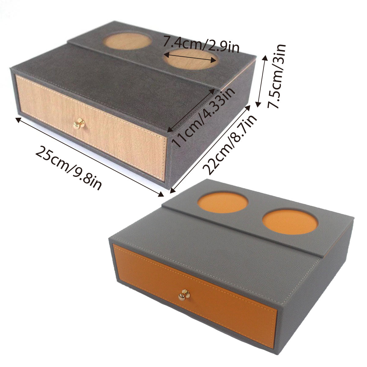 Single Layer Hotel Toiletries Dispenser Box with Drawer Organiser