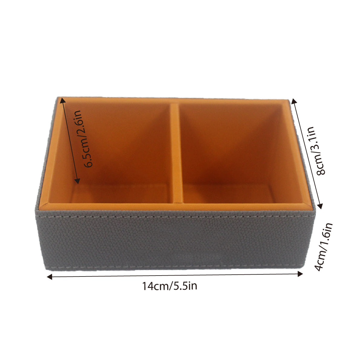 Double Compartment Tea Caddy for Hotel Sugar And Tea Bags