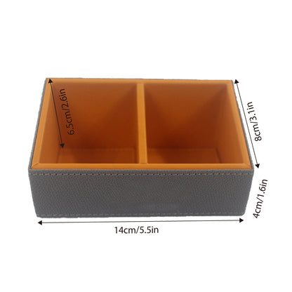 Double Compartment Tea Caddy for Hotel Sugar And Tea Bags