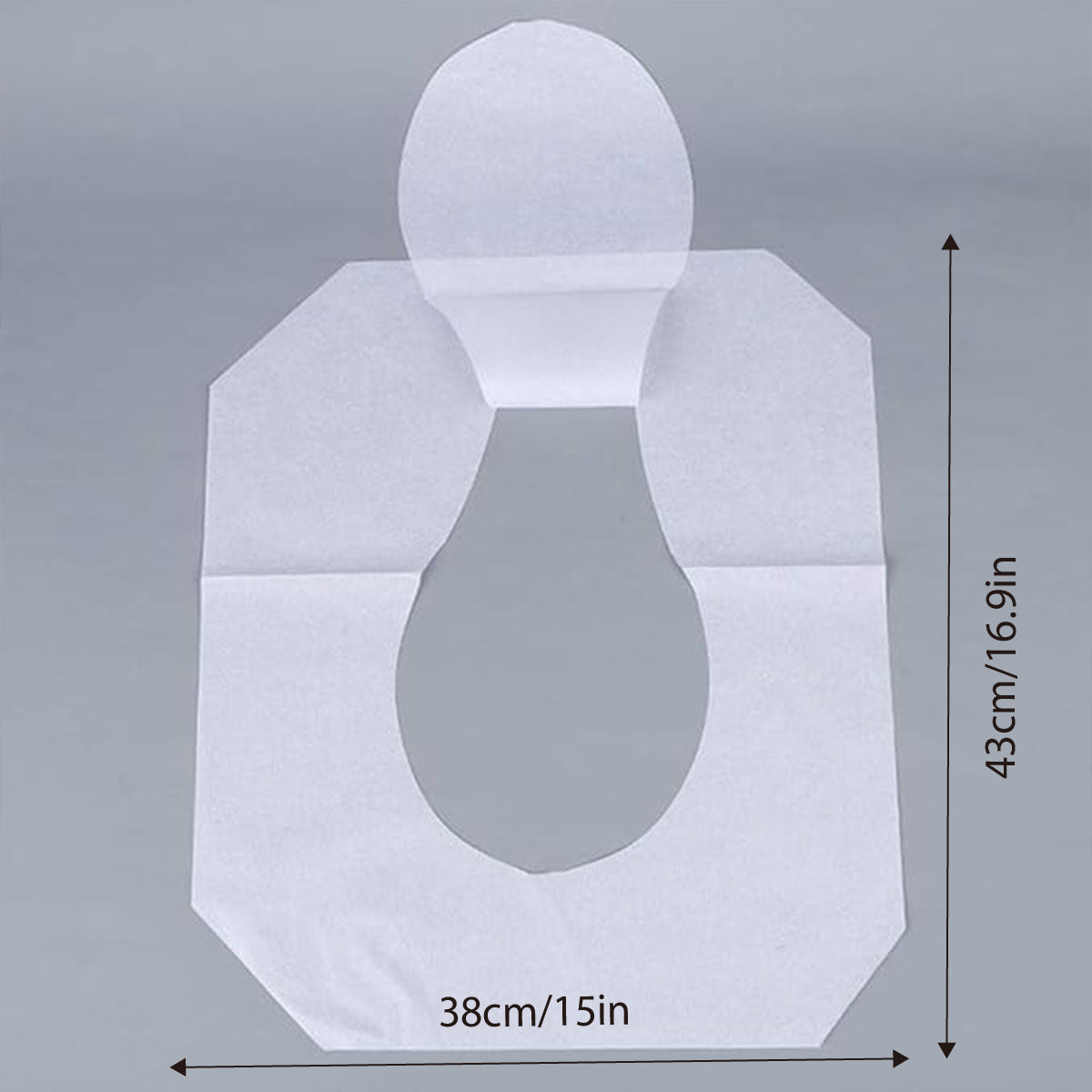 2PCS Travel Disposable Toilet Seat Covers Soluble Paper for Hotel Household