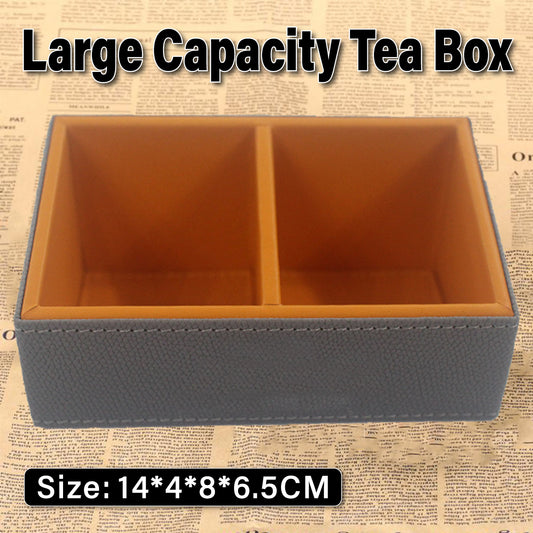 Double Compartment Tea Caddy for Hotel Sugar And Tea Bags