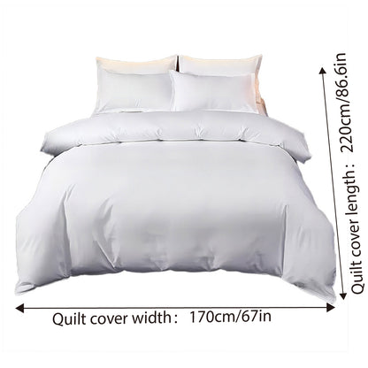 White Duvet Cover Soft Fabric Easy Care for Hotels and Homes