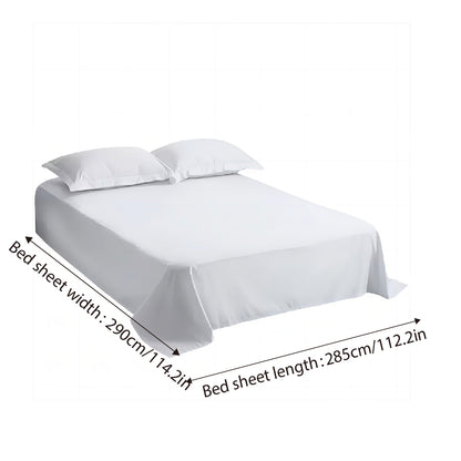 Hotel Quality White Bed Sheets Soft Microfiber Bedding for Home or Motel