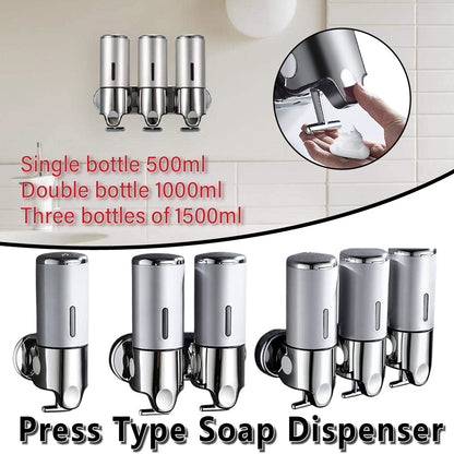 Wall Mounted Soap Dispenser with Push Lever