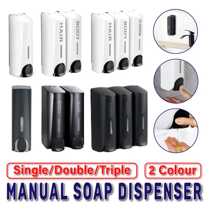 Hotel Wall Mounted Soap Dispenser with Multi Chamber Design