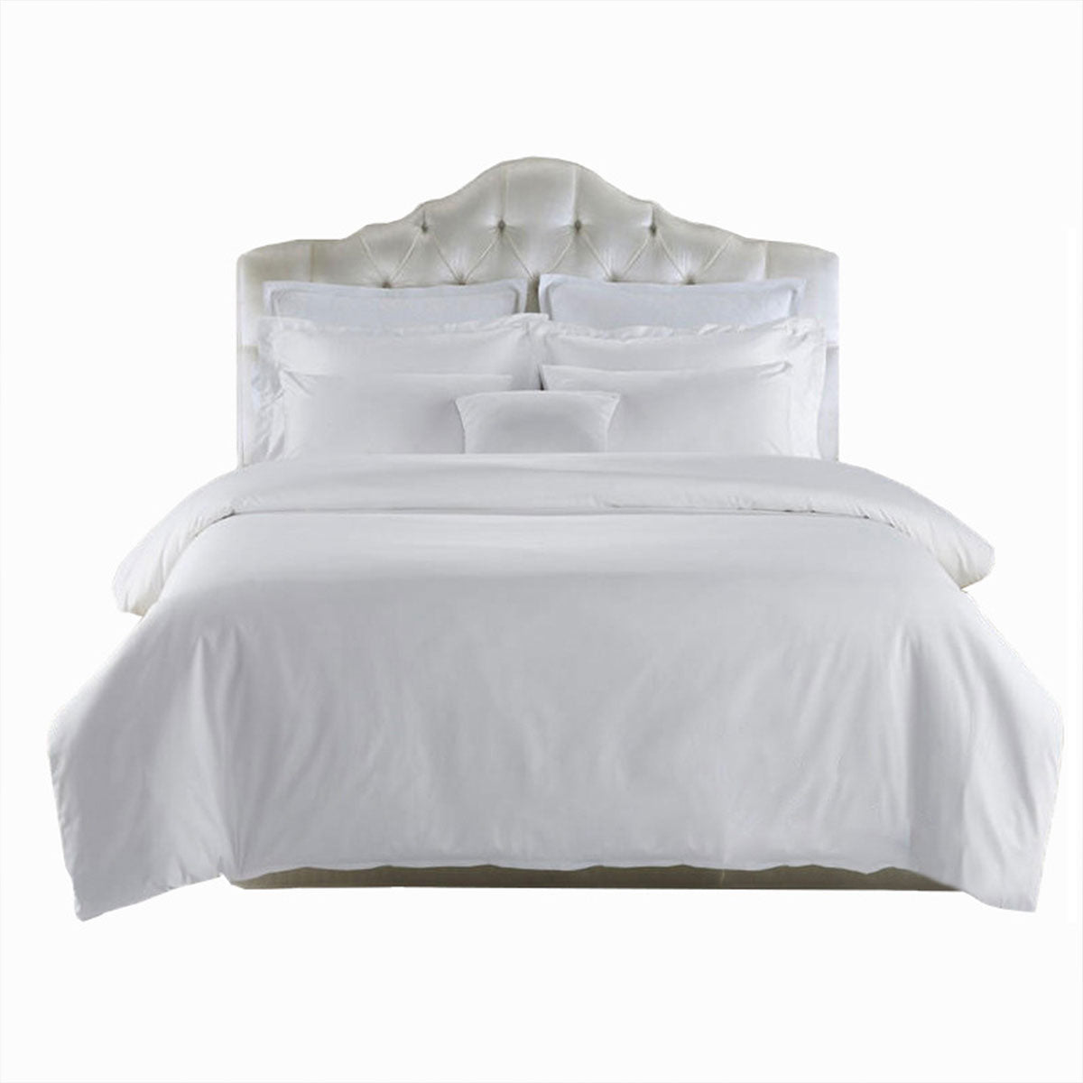 White Duvet Cover Soft Fabric Easy Care for Hotels and Homes