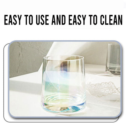 2Pcs Hotel Household Glass Toothwash Cups Set