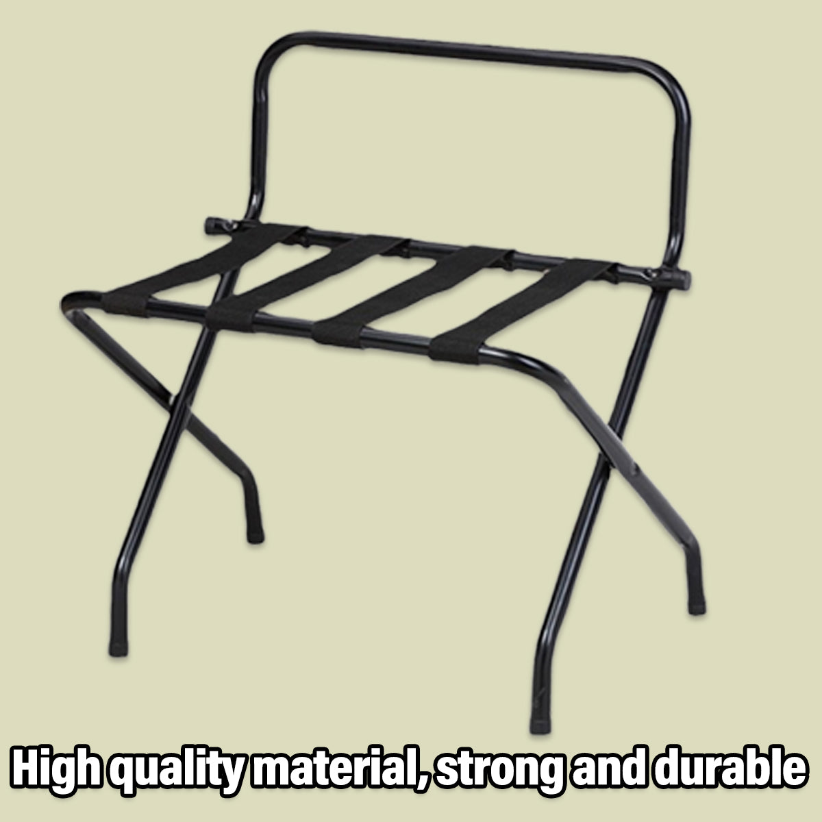 Foldable Luggage Rack Stainless Steel for Hotel Suitcase Support