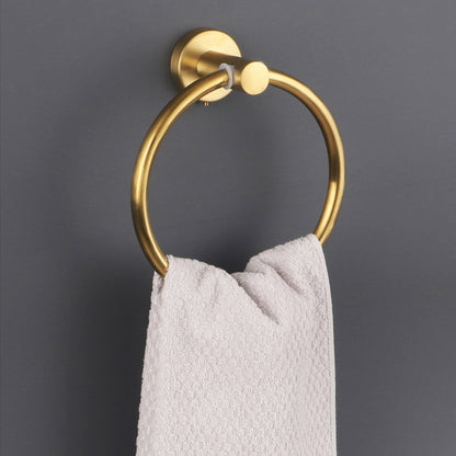 Wall Mounted Bathroom Towel Ring 180 Degree Swivel