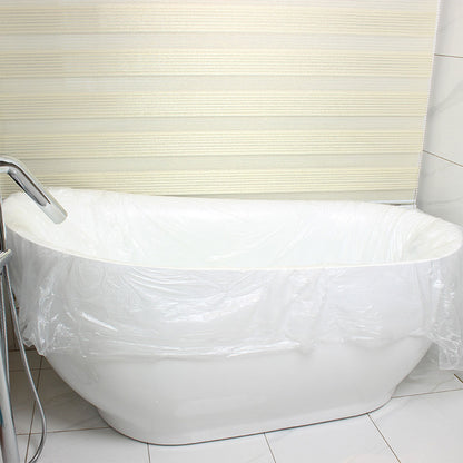 30pcs Disposable Bath Liners Waterproof Film for Hotels