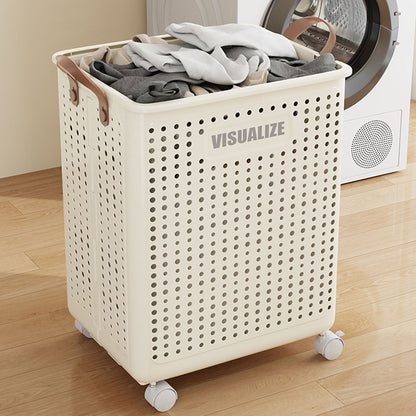 Folding Portable Laundry Basket Multifunctional Storage for Bathroom Household