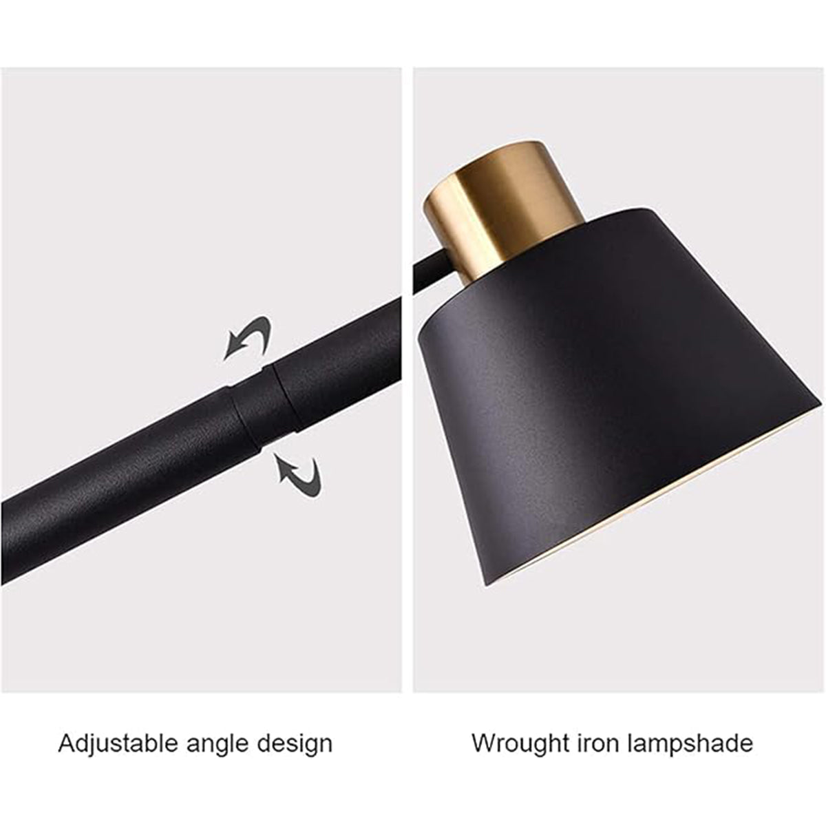 Modern Floor Lamp Rotatable Shade with 5W LED for Bedroom