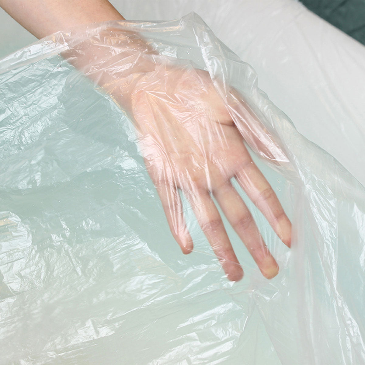 30pcs Disposable Bath Liners Waterproof Film for Hotels