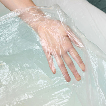 30pcs Disposable Bath Liners Waterproof Film for Hotels