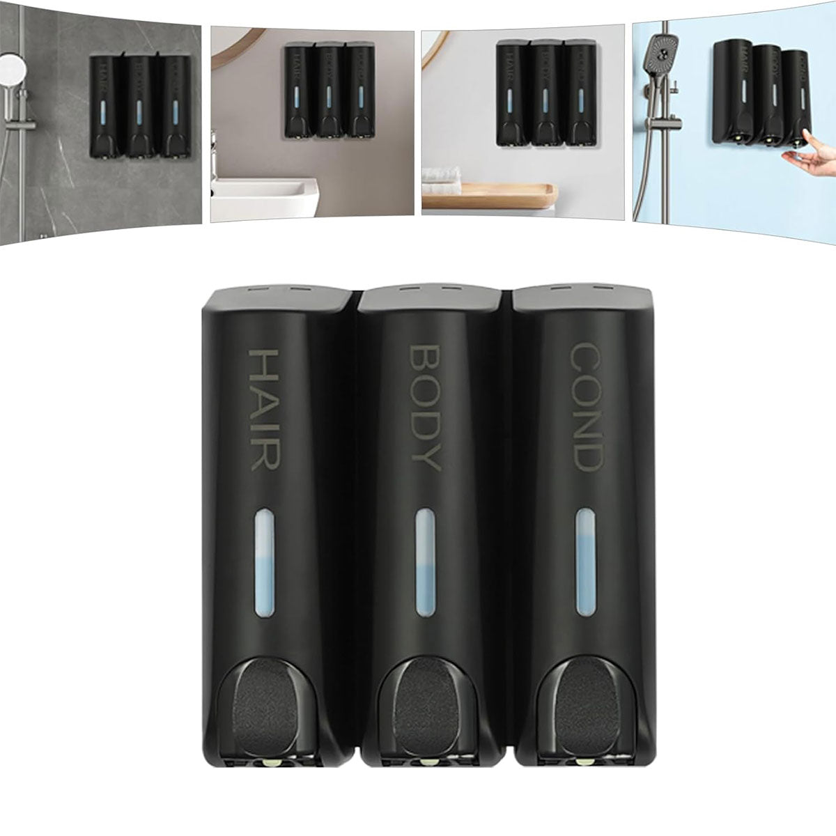 Hotel Wall Mounted Soap Dispenser with Multi Chamber Design