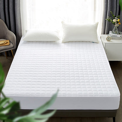 Hotel Mattress Protector Bed Top Cover Waterproof Fitted Sheet